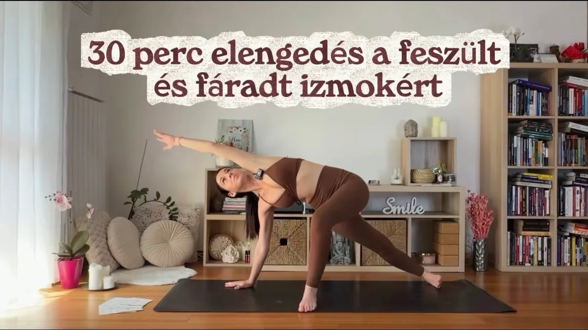 30 perc elengedés a feszült és fáradt izmokért